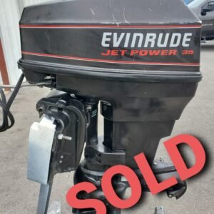 1993 Evinrude Jet Drive 50/35 HP 2-Cyl Carbureted 2-Str 20" (L) Outboard Motor