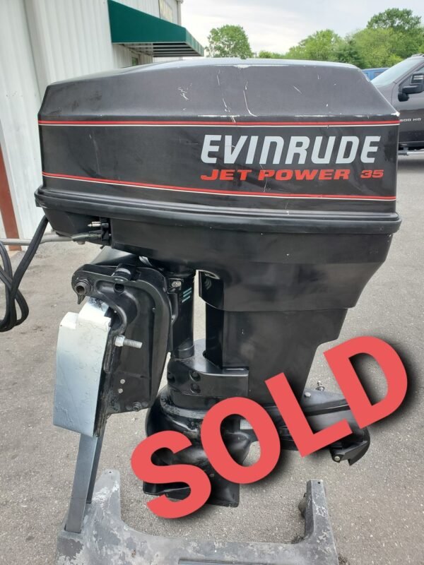 1993 Evinrude Jet Drive 50/35 HP 2-Cyl Carbureted 2-Str 20" (L) Outboard Motor