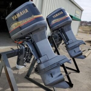 Twin 2001 Yamaha 250 HP 6-Cylinder EFI 2-Stroke 25″(X) Outboard Motors