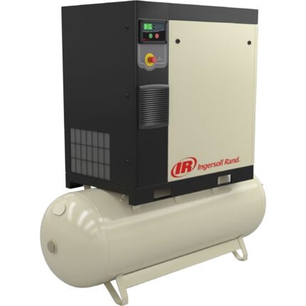 Ingersoll Rand Rotary Screw Compressor — 7.5 HP, 208 Volt/3-Phase, 27.5 CFM @ 125 PSI, 80-Gallon Tank, Model# 48670871