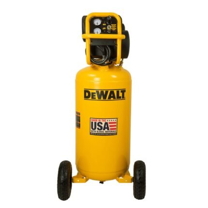 DEWALT 27 Gallon Air Compressor, Vertical Portable Oil Free 200 PSI, 1.7 HP, Model# DXCM271