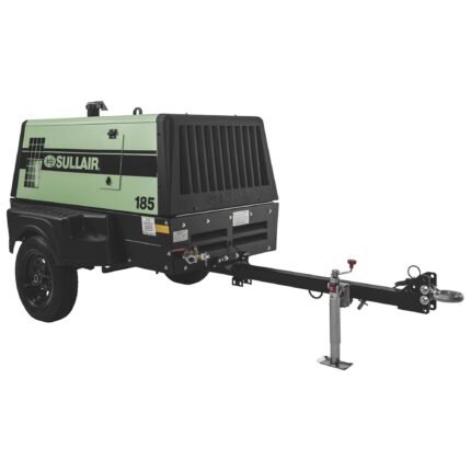 Sullair 185 Tier 4 Final Portable Air Compressor — 185 CFM @ 100 PSI, 49 HP Diesel, Model# 185 T4F DPQ L/F