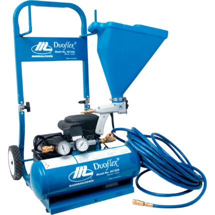 Marshalltown DuoFlex Air Compressor with SharpShooter I Hopper Gun — 2 HP, Model# HC128A